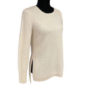 EUC Athleta Thermal Wool Blend Honeycomb Sweater XS